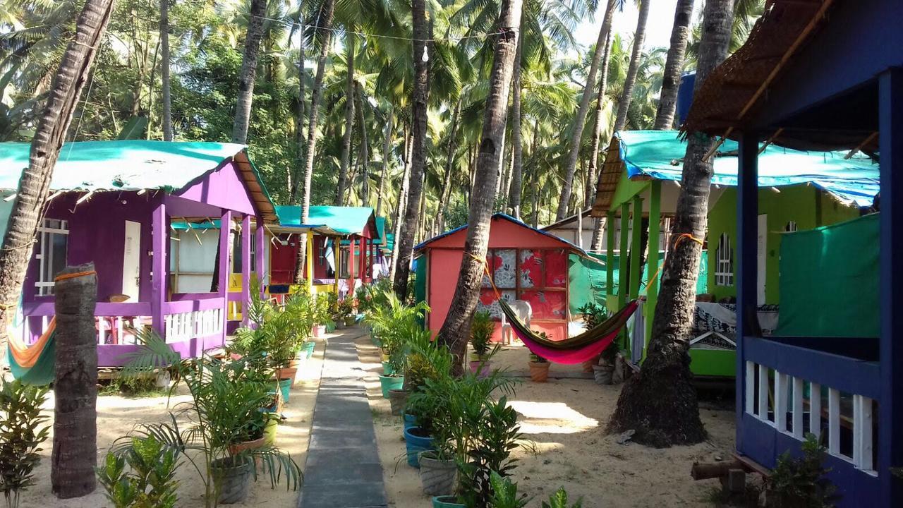 Secret Beach Bungalows, Bãi biển Palolem Ngoại thất bức ảnh