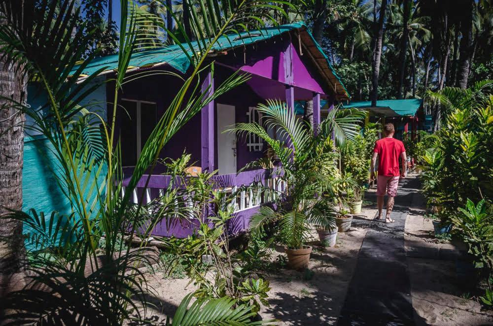 Secret Beach Bungalows, Bãi biển Palolem Ngoại thất bức ảnh