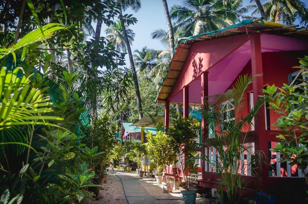 Secret Beach Bungalows, Bãi biển Palolem Ngoại thất bức ảnh